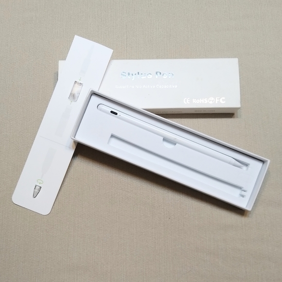Generic Other - Stylus Pen-Superfine Nib Active Capacitive, white. Tablet stylus.